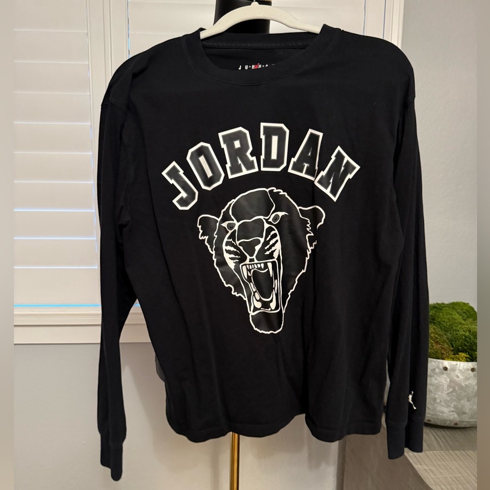 Jordan Black Crewneck Tee